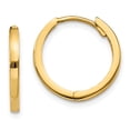 thumbnail image 1 of 14K Yellow Gold Earring Hinged Huggie Women'S 11 mm 1.5, 1 of 4