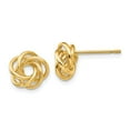 thumbnail image 1 of 14K Yellow Gold Earring Love Knots Women'S 8 mm Polished Knot Post Earrings, 1 of 3