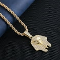 thumbnail image 1 of 14K Yellow Gold Egyptian Pharaoh Pendant Necklace Retro Jewelry Men Gift Egypt Jewelry Gifts Accessories Decorative Jewelry, 1 of 8