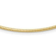 thumbnail image 1 of 14K Yellow Gold Fancy Omega Chain Necklace 2 mm Round 16 inch, 1 of 4