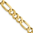 thumbnail image 1 of 14K Yellow Gold Figaro Chain Styles Necklace 6.00 mm Flat 24 inch 6, 1 of 4