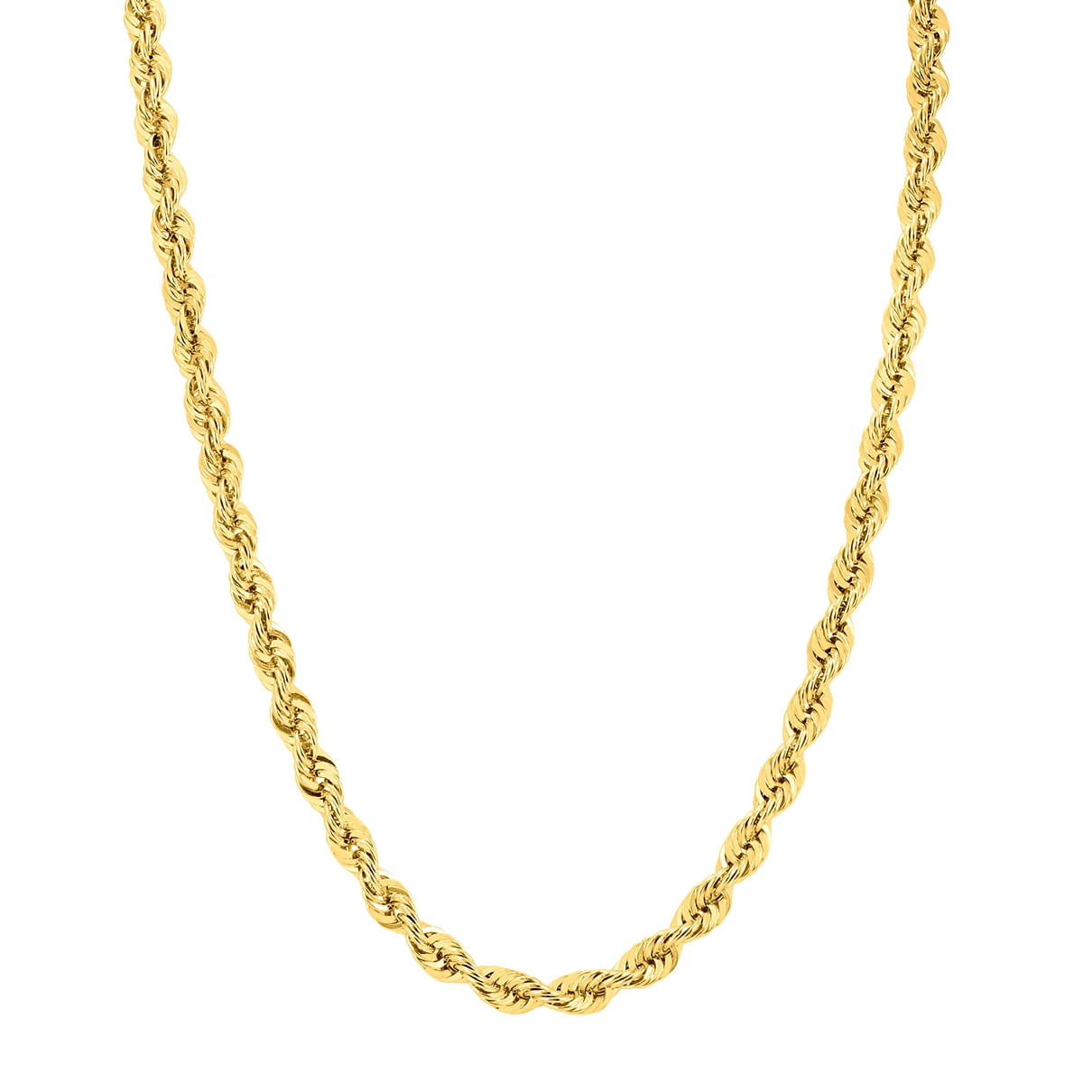 14K Yellow Gold Filled 6MM Rope Chain with Lobster Clasp  - 24 Inch