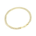 thumbnail image 1 of Jewelry Atelier Gold Filled Chain Bracelet Collection - 14K Solid Yellow Gold Filled Miami Cuban Curb Link Chain Bracelets for Women and Men with Different Sizes (4.5mm, 5.5mm), 1 of 5