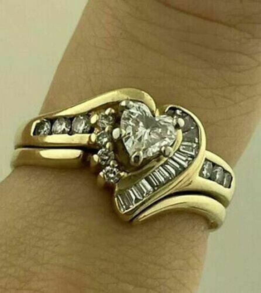 Heart shaped engagement rings walmart discount