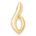 thumbnail image 1 of 14K Yellow Gold Fits Up To 6mm Regular, 8mm Fancy Omega Slide (26 X 11) Made In United States cs23, 1 of 2