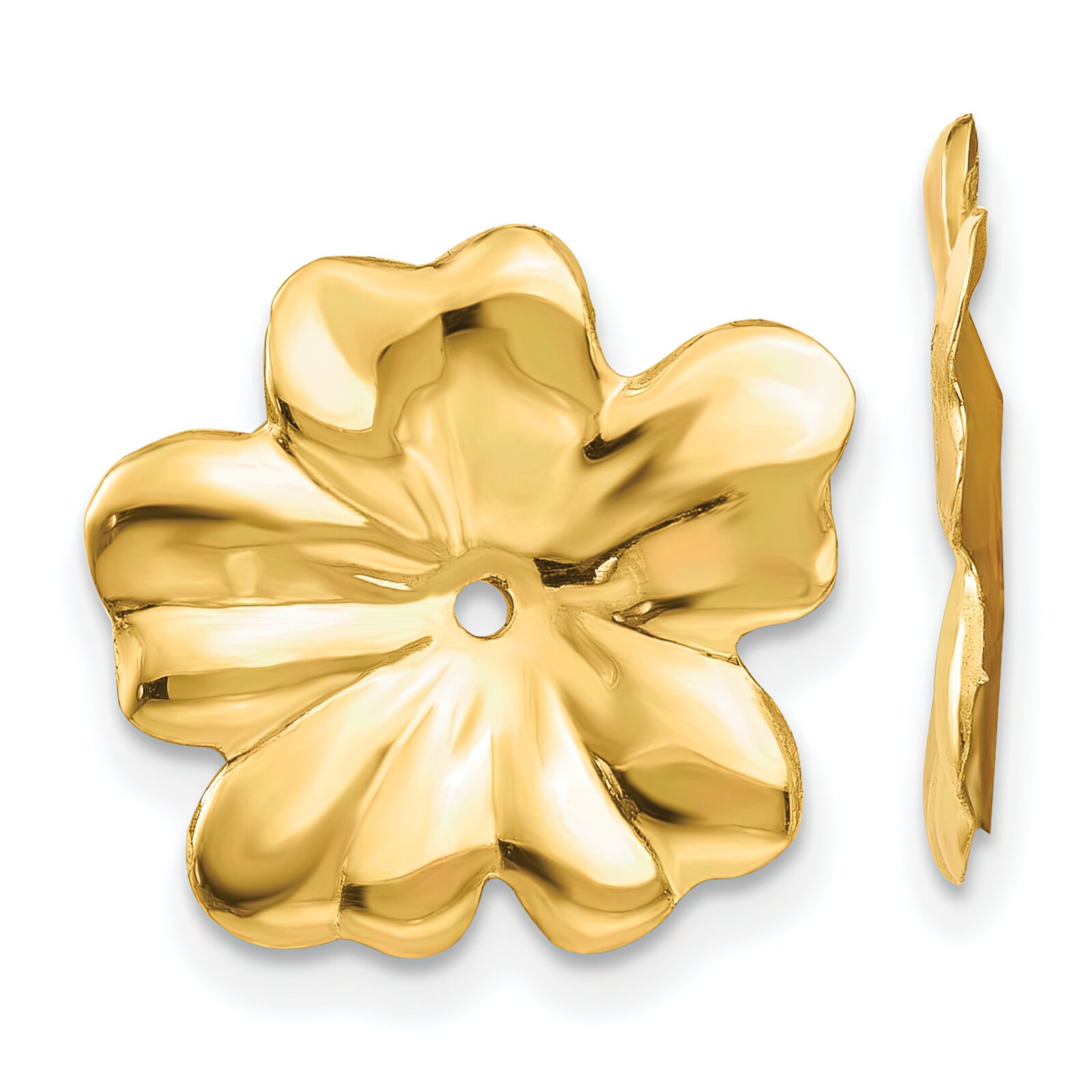 Flower earring jackets best sale