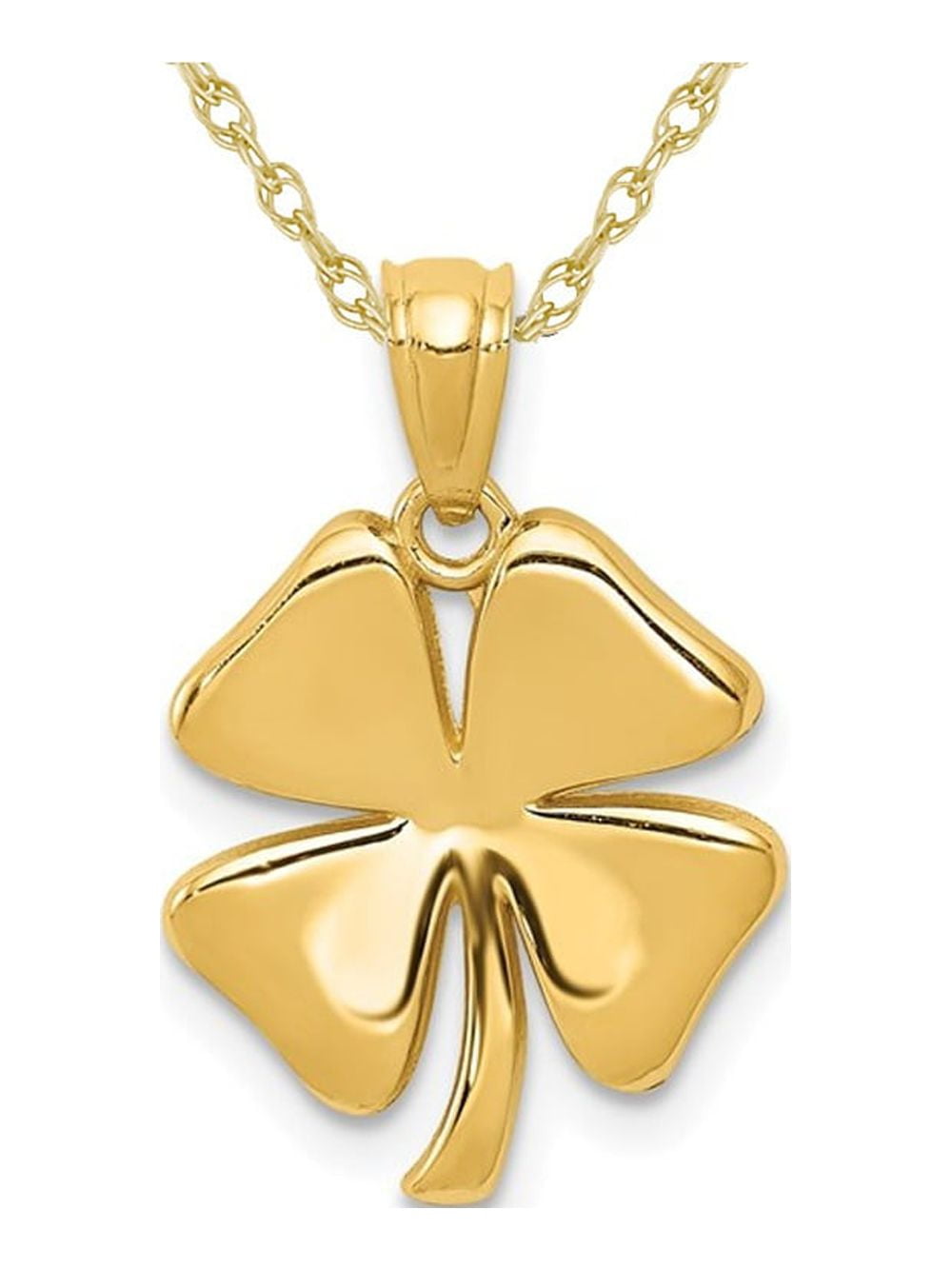 Gold 4 leaf clover charm best sale