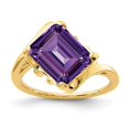 thumbnail image 1 of 14K Yellow Gold Gemstone Ring Mounting - Size 6, 1 of 1