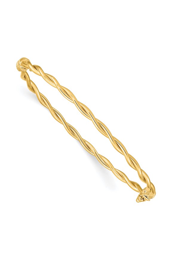 14K Yellow Gold Hinged Bracelet