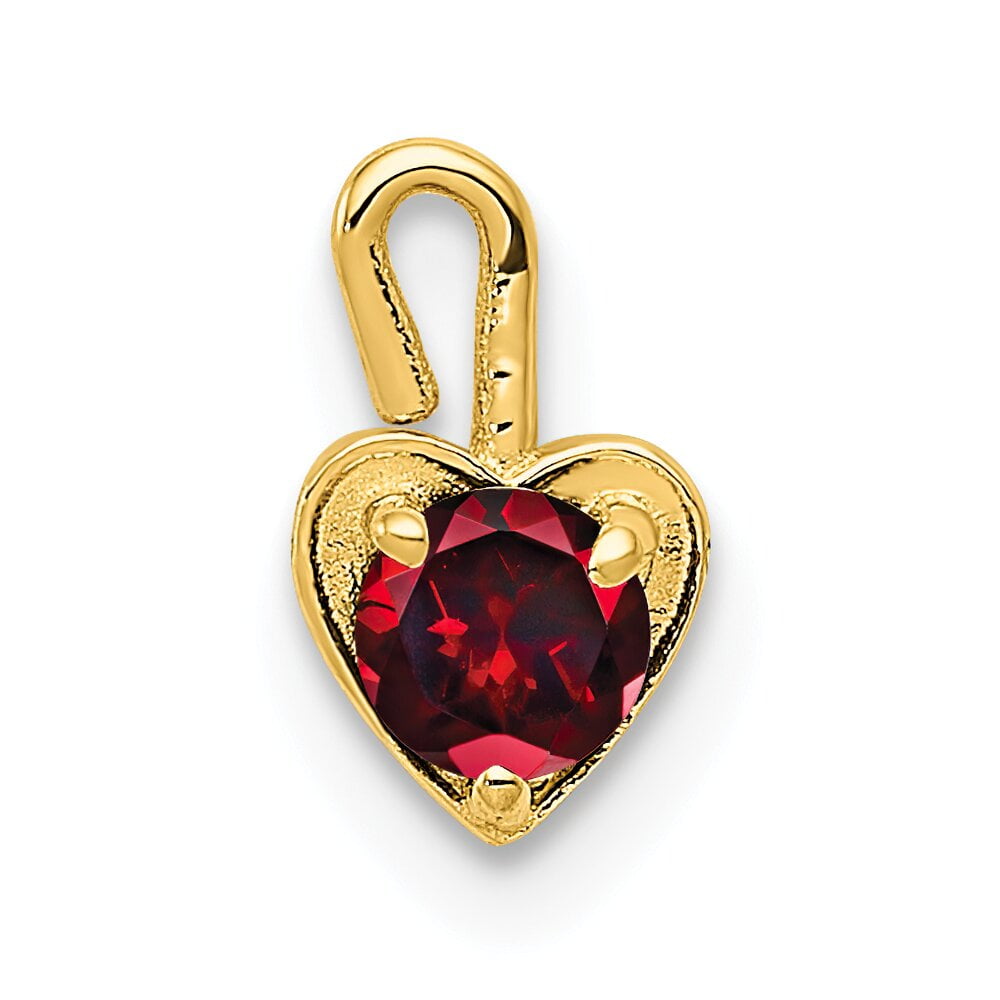 Individual 14 Karat Gold Birthstone Charm (January-December)