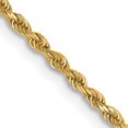 thumbnail image 1 of 14K Yellow Gold Jbsp's 1.5mm Diamond-Cut Rope Chain (20 X 1.5) Made In Peru 7000-20, 1 of 5