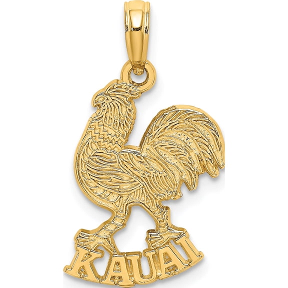 Jewelry by Sweet Pea 14K Yellow Gold Kauai Rooster Charm