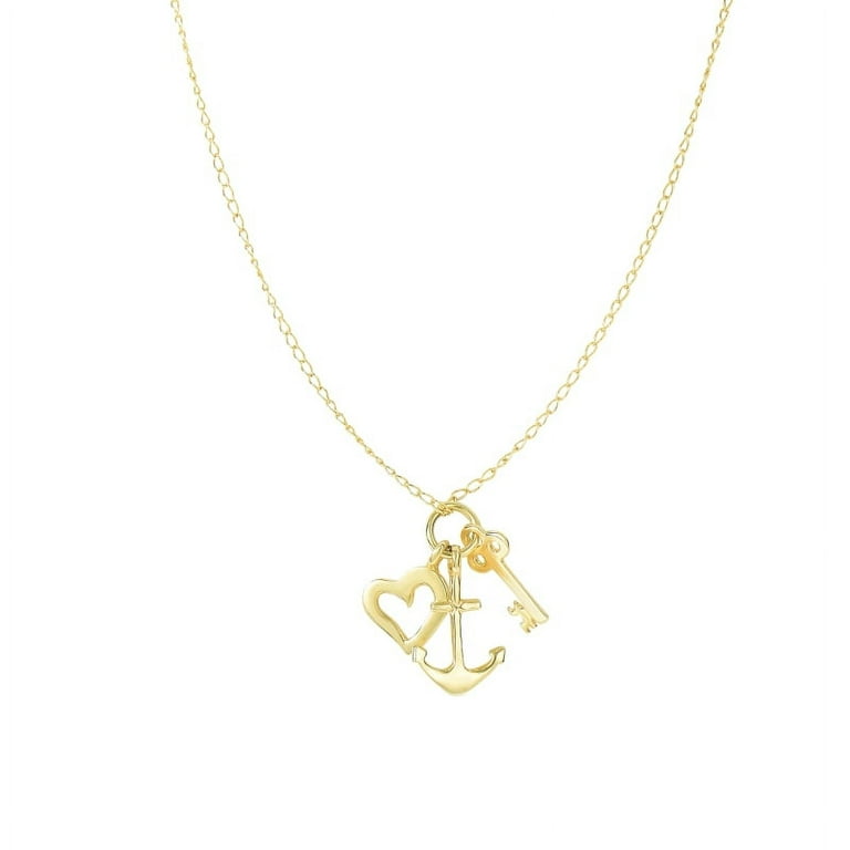 Anchor and heart on sale necklace