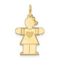 thumbnail image 1 of 14K Yellow Gold Kid Charm, 1 of 1