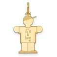 thumbnail image 1 of 14K Yellow Gold Kid Charm, 1 of 1