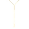 thumbnail image 1 of 14K Yellow Gold Lariat Bar Necklace, 1 of 1