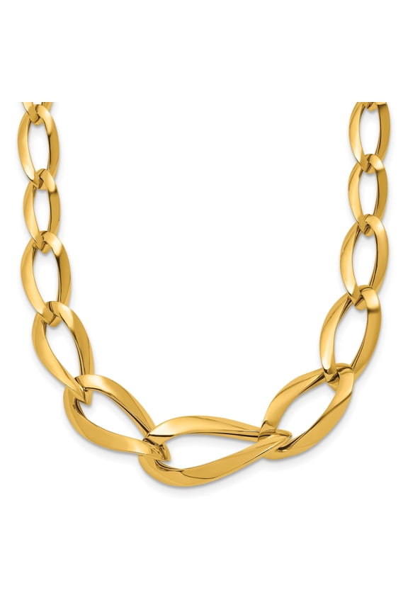 14K Yellow Gold Link Chain Necklace
