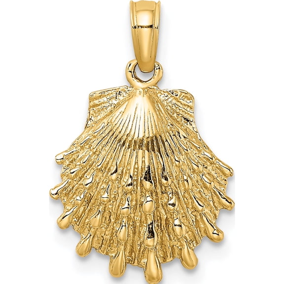 Jewelry by Sweet Pea 14K Yellow Gold Lion's Paw Shell Charm
