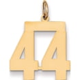 thumbnail image 1 of 14K Yellow Gold Medium Polished Number 44 Charm Made In United States lm44, 1 of 4