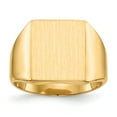 thumbnail image 1 of 14K Yellow Gold Men's Signet Ring Size 10, 1 of 6