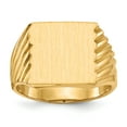 thumbnail image 1 of 14K Yellow Gold Men's Signet Ring Size 9, 1 of 6