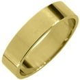 thumbnail image 1 of 14K Yellow Gold Mens Wedding Band 5mm High Gloss Flat, 1 of 1