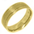 thumbnail image 1 of 14K Yellow Gold Mens Wedding Band 7mm Sand Finish, 1 of 1