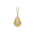 thumbnail image 1 of 14K Yellow Gold Multi-Circle Pendant Necklace with Chain (16.50 inches) for Women, 1 of 6