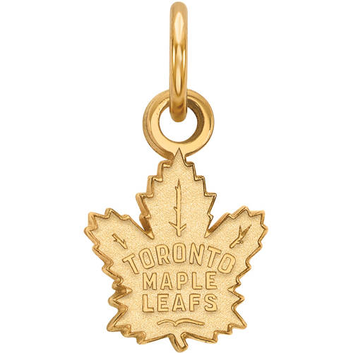 14K Yellow Gold NHL LogoArt Toronto Maple Leafs XS Pendant - image 1 of 5
