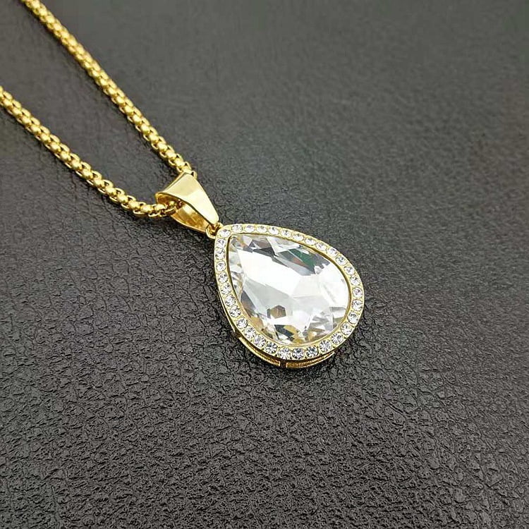 14K Yellow Gold New Red Big Gem 14K Yellow Gold Pendant Necklace For — free download