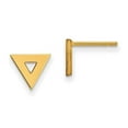 thumbnail image 1 of 14K Yellow Gold Open Triangle Post Earrings, 1 of 1
