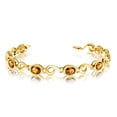 thumbnail image 1 of 14K Yellow Gold Oval Citrine Bracelet, 1 of 2