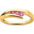thumbnail image 1 of 14K Yellow Gold Pink Tourmaline 4-Stone Ringsize 7 (Width 1.7 To 5.9) - Jbsp, 1 of 5