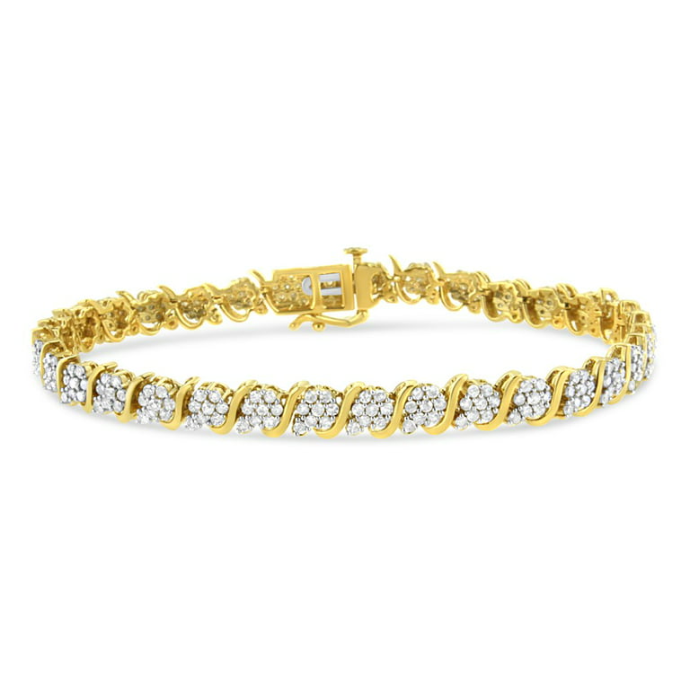 Diamond Tennis Bracelet 3 Cttw / Yellow