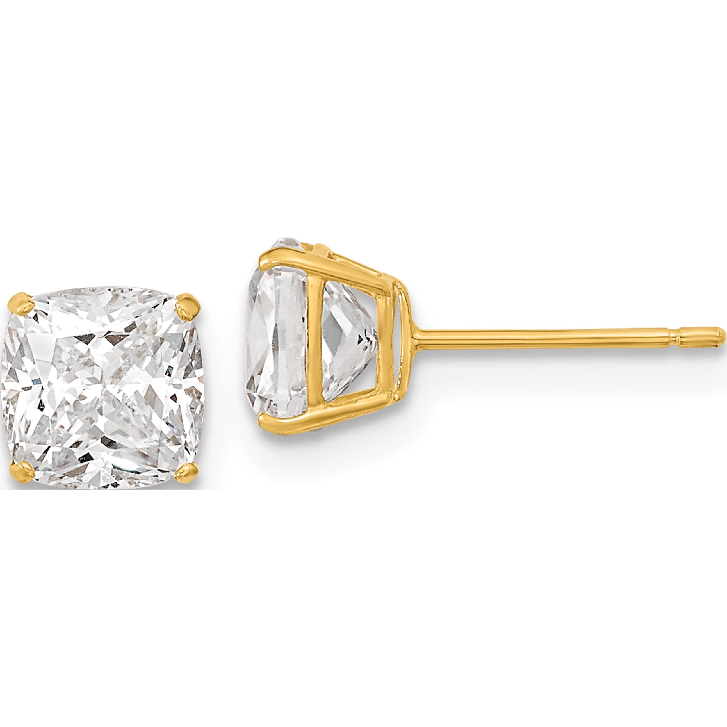 Cushion cut cz on sale earrings
