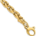 thumbnail image 1 of 14K Yellow Gold Polished Bracelet (7.5 X 5.25) Made In Italy sf2344-7.5, 1 of 5