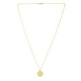 thumbnail image 1 of 14K Yellow Gold Polished Circle Pendant on 18 in. Chain with Lobster Clasp, 1 of 1
