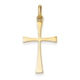 thumbnail image 1 of 14K Yellow Gold Polished Cross Pendant (39 X 19) Made In Puerto Rico k1167, 1 of 3