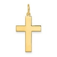 thumbnail image 1 of 14K Yellow Gold Polished Cross Pendant, 1 of 1