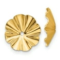 thumbnail image 1 of 14K Yellow Gold Polished Fancy Earring Jackets, 1 of 5