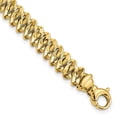 thumbnail image 1 of 14K Yellow Gold Polished Fancy Link 7.5 in. Bracelet, 1 of 1