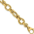 thumbnail image 1 of 14K Yellow Gold Polished Fancy Link Bracelet (7.5 X 7) Made In Italy sf2328-7.5, 1 of 5