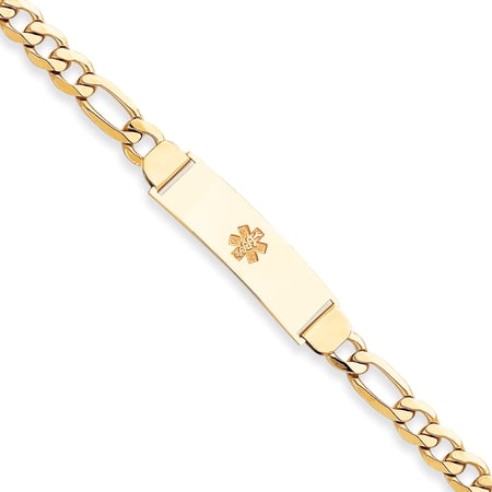 14K Yellow Gold Polished Finish Small Size Elongated Shape Number 40 Charm Pendant