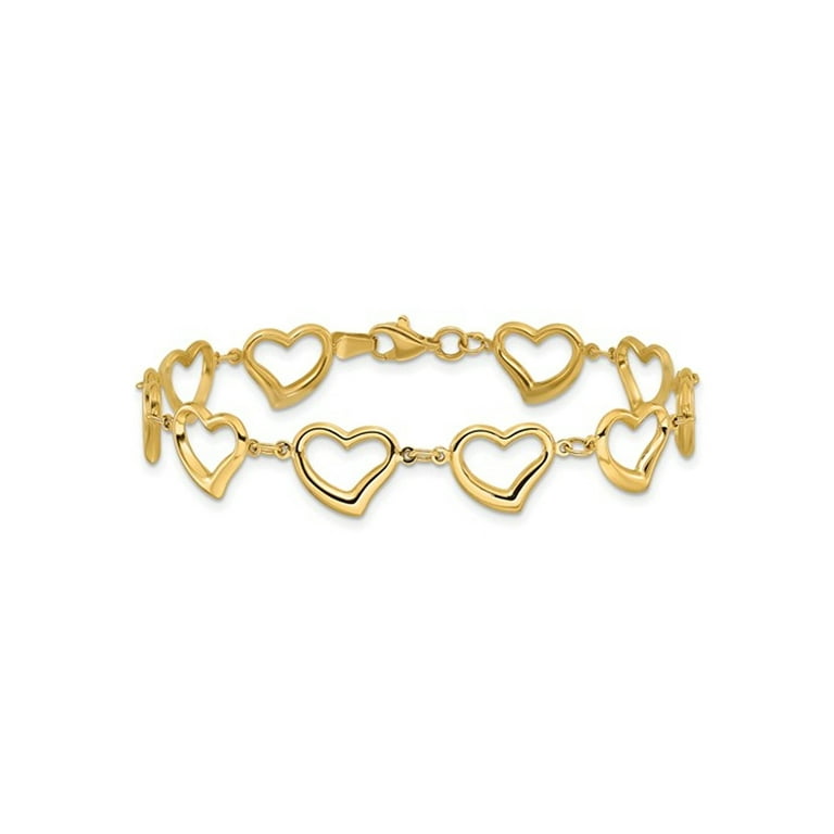 【新品未使用】HYEON heart bracelet / gold Amazon.com: HolidayQbee Gold Bracelets For Women With Heart