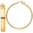 thumbnail image 1 of 14K Yellow Gold Polished Hoop Earrings - 45.16mm- Made In Italy, 1 of 6