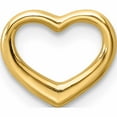 thumbnail image 1 of 14K Yellow Gold Polished Mini Floating Heart Slide Made In United States -Jewelry By Sweet Pea, 1 of 7