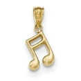 thumbnail image 1 of 14K Yellow Gold Polished Music Note Pendant Made In United States yc1260, 1 of 3