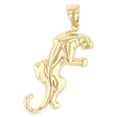 thumbnail image 1 of 14K Yellow Gold Puma Charm Pendant For Necklace or Chain, 1 of 6