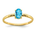 thumbnail image 1 of 14K Yellow Gold Ring Band 1 mm Gemstone Mounting, Size 9, 1 of 4
