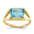 thumbnail image 1 of 14K Yellow Gold Ring Band 2 to 9 mm (tapered), 1 of 4